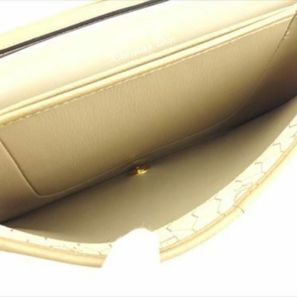 Dior Shoulder Bag Beige Gold Black Women Authentic secondhand - Picture 6 of 8